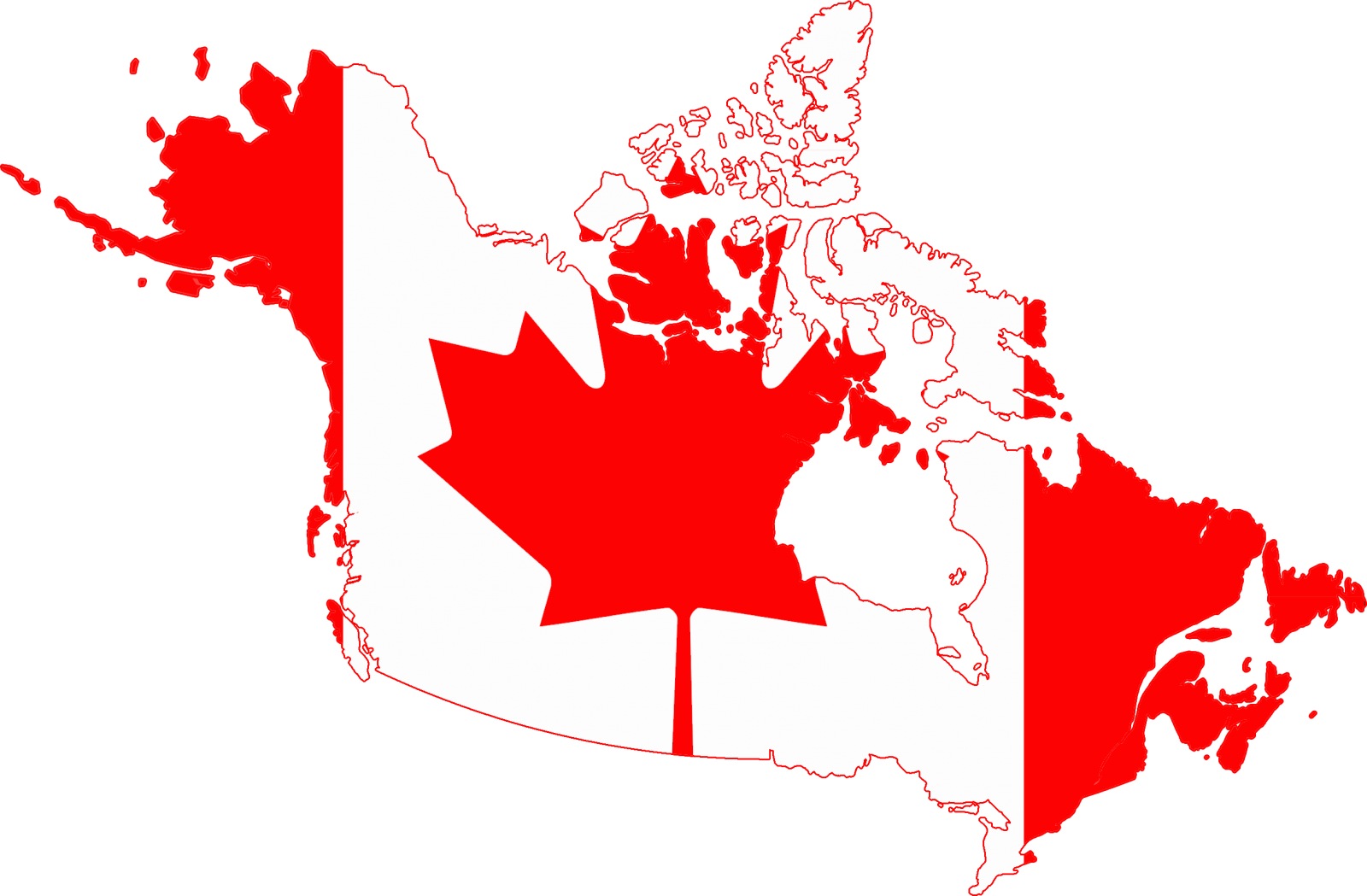 canada map